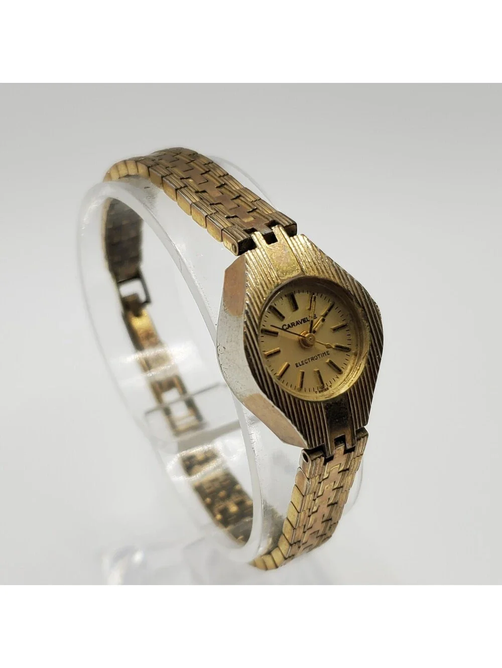 Vintage Caravelle Electrotime Womens Watch 17mm  For Parts Or Repair